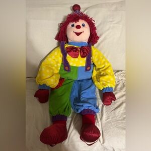 Vintage Gymboree 2004 Dance With Me Gymbo Clown Plush Large Jumbo 3ft / 36”